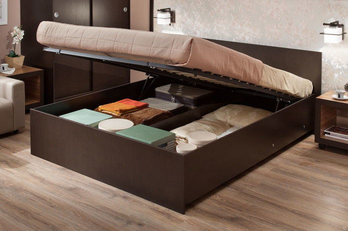 wooden bed with lifting mechanism wooden bed with lifting mechanism
