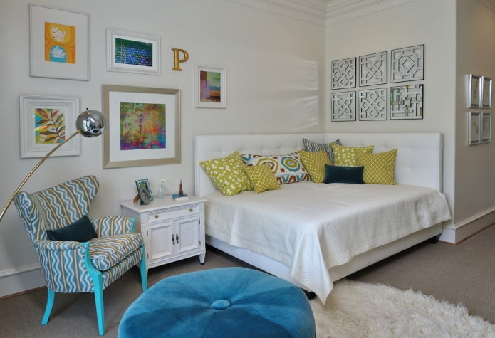 corner bed with a soft back in the interior corner bed with a soft back in the interior