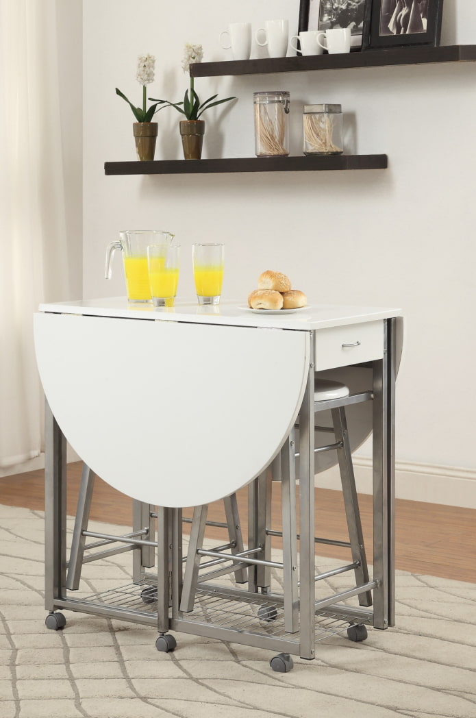 round folding table in the kitchen round folding table in the kitchen