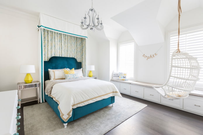 Stylish colored canopy