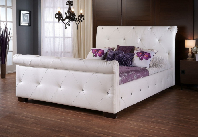 double model with rhinestones in the interior