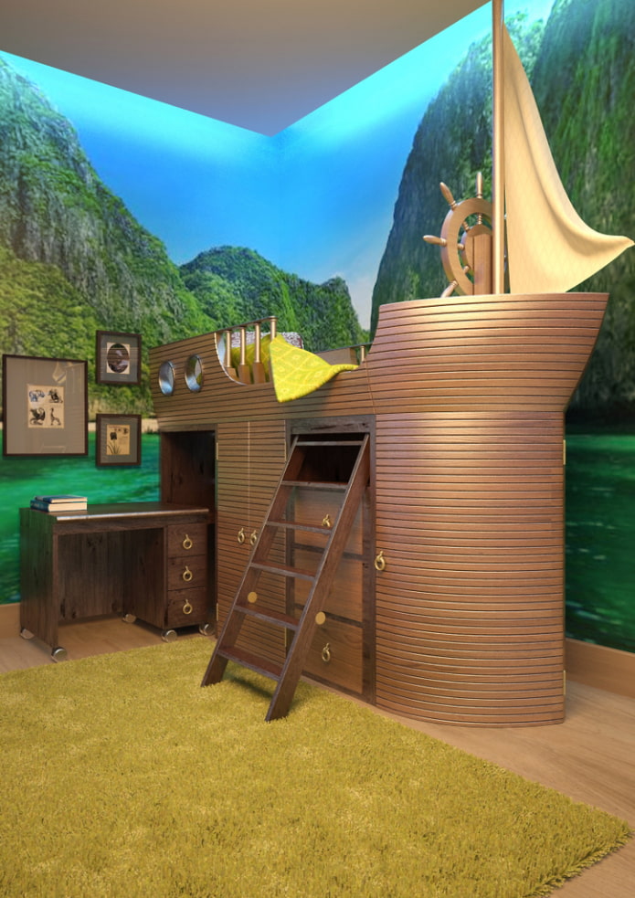 childrens bedroom in pirate style childrens bedroom in pirate style