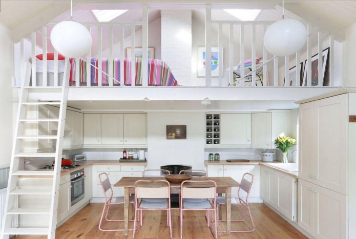 bed in the kitchen bed in the kitchen