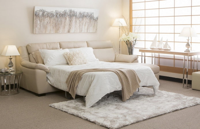 folding sofa with a soft back in the interior folding sofa with a soft back in the interior