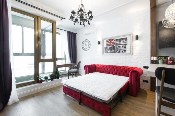 folding sofa with carriage coupler in the interior folding sofa with carriage coupler in the interior