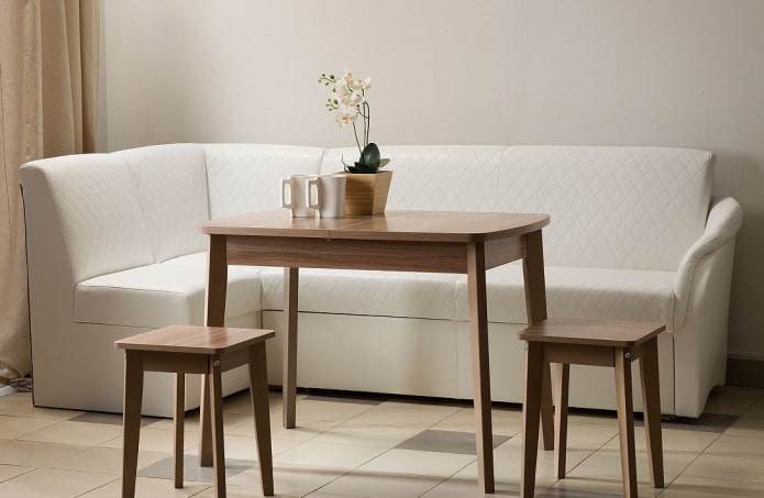 folding sofa in the interior of the kitchen folding sofa in the interior of the kitchen