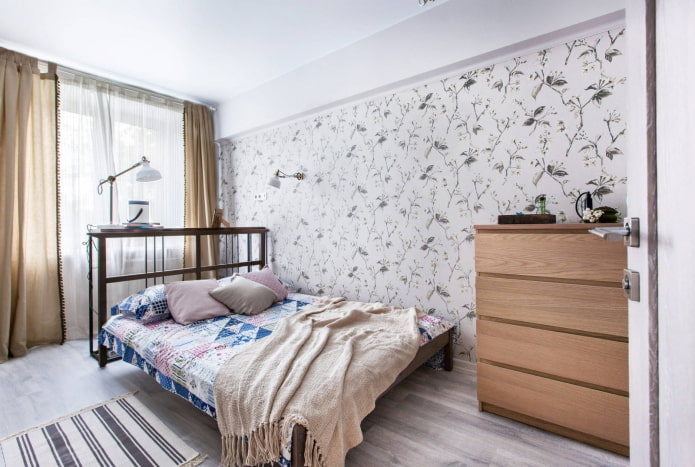 bed headboard to the window