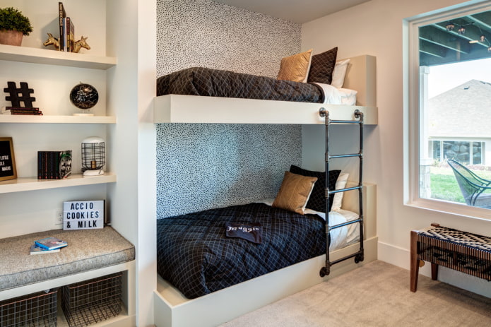 two-tier model in a niche in the nursery