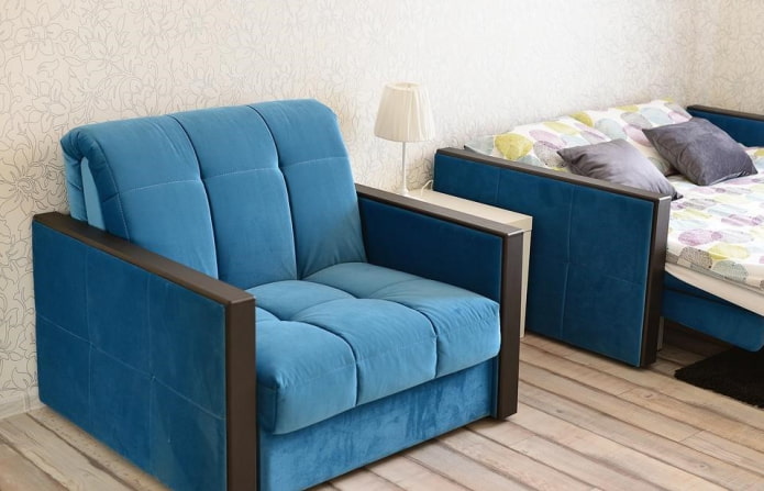 the location of the folding chair in the interior