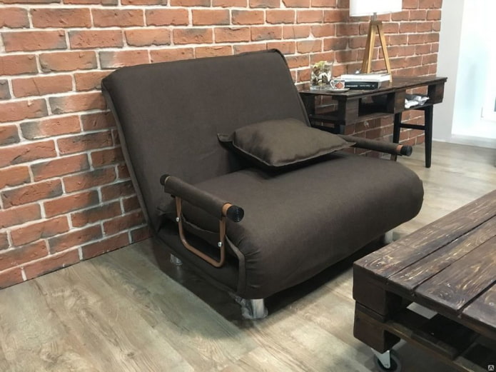 folding chair in loft style