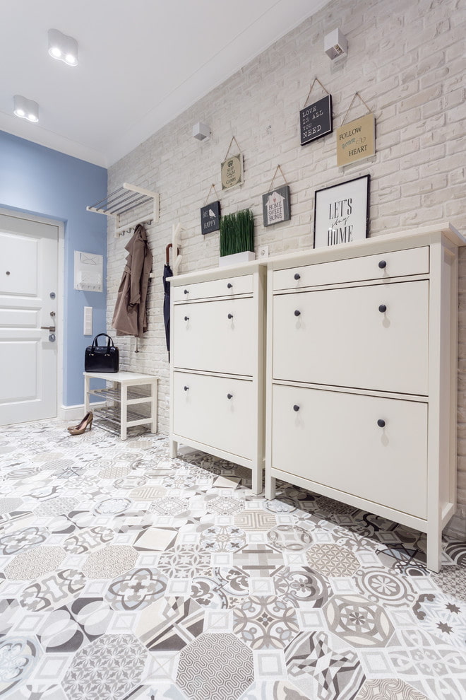 hallway in scandinavian style