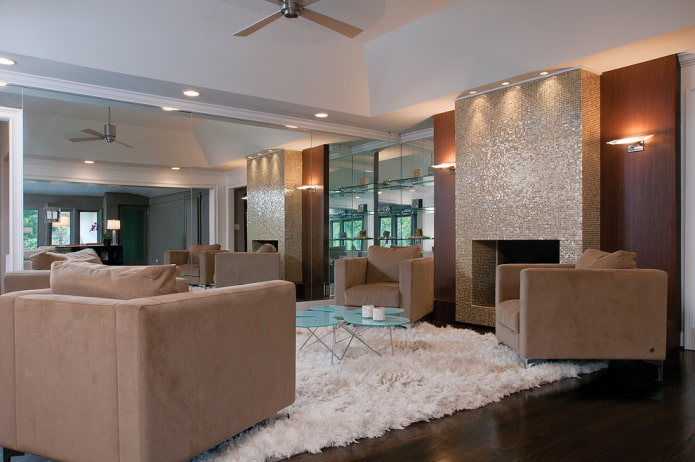 fireplace decorated with mosaics fireplace decorated with mosaics