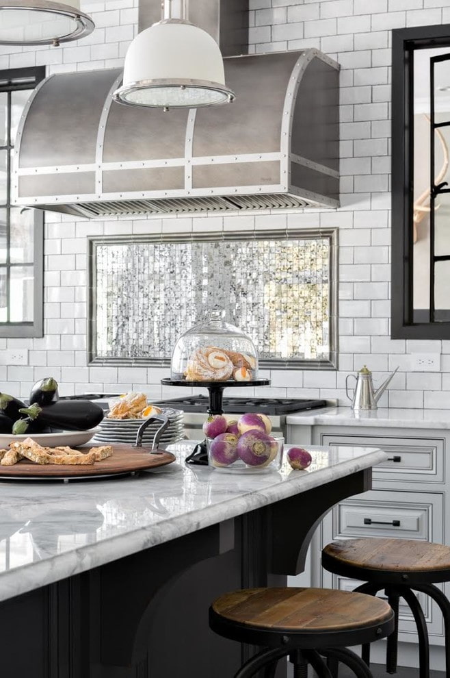 Mosaic panel in the kitchen Mosaic panel in the kitchen