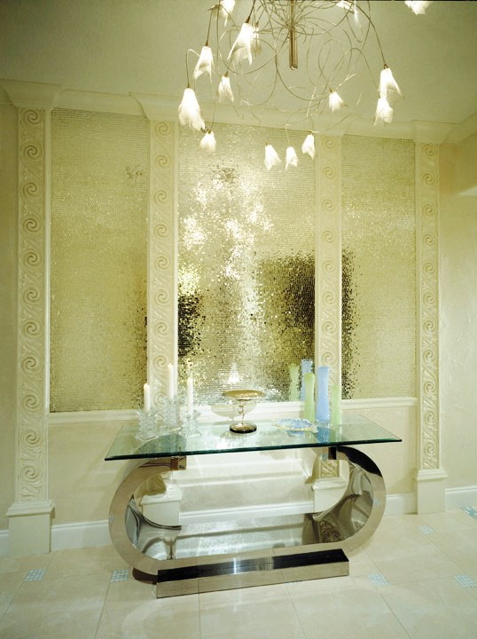 Mosaic decor in the corridor Mosaic decor in the corridor