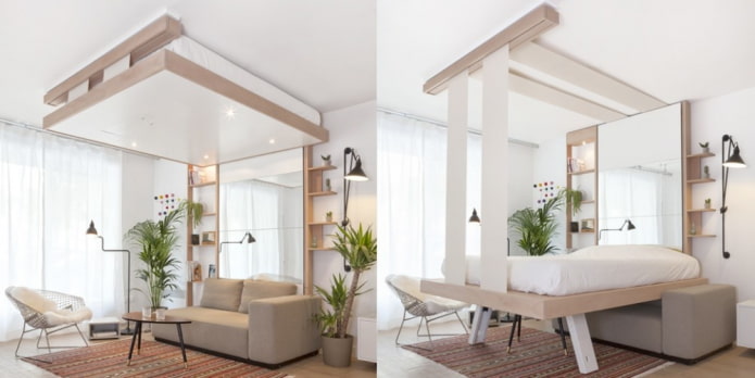 BedUp bed (rising to the ceiling) BedUp bed (rising to the ceiling)