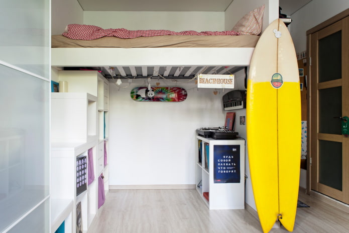 bed above the ceiling in the bedroom bed above the ceiling in the bedroom