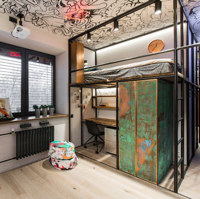 bed on the second level in the nursery bed on the second level in the nursery