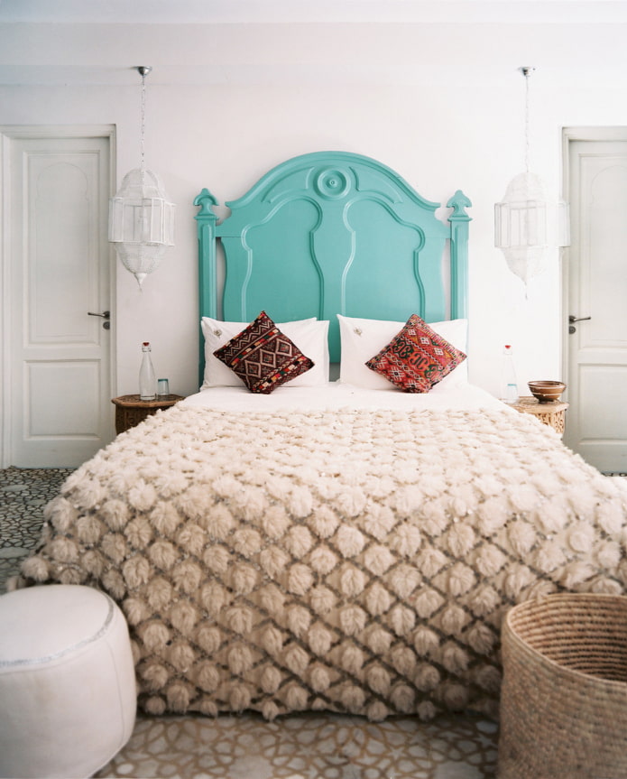 Turquoise headboard Turquoise headboard