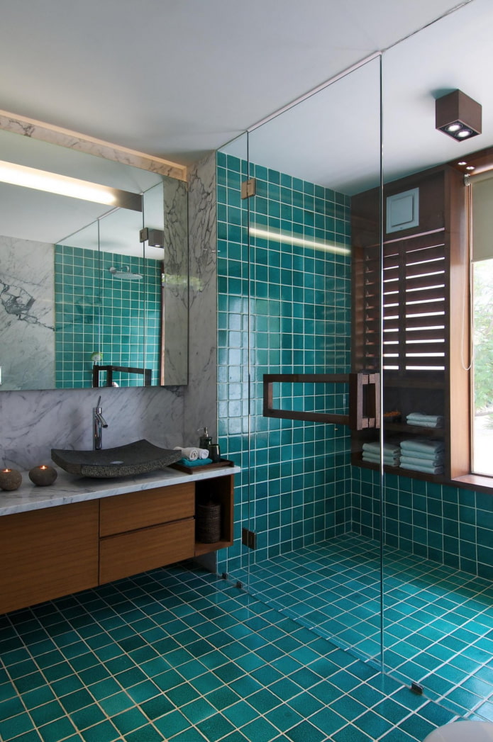 shower room without a tray made of tiles shower room without a tray made of tiles