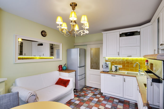 floor mosaic tiles in the interior of the kitchen floor mosaic tiles in the interior of the kitchen