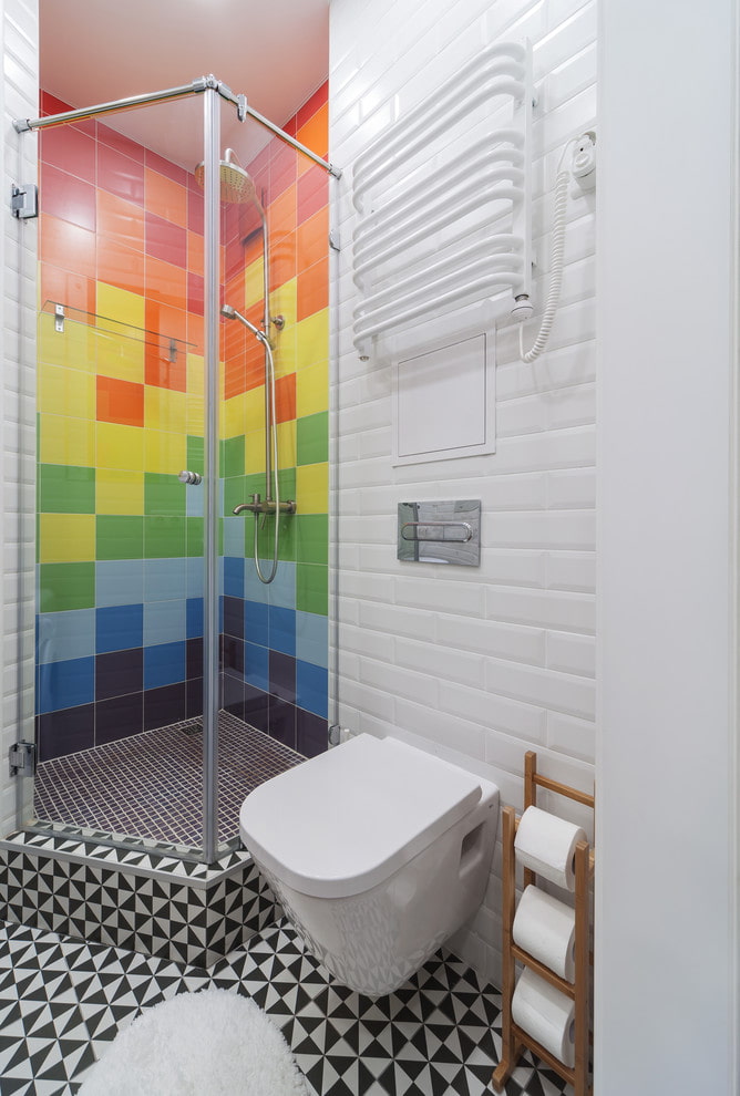 Rainbow shower room Rainbow shower room