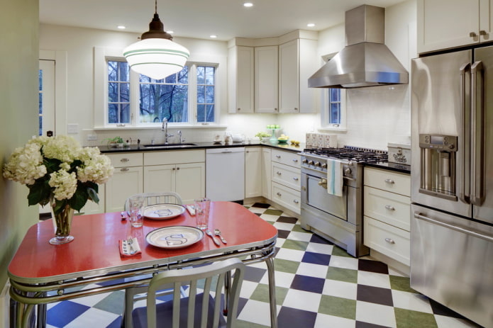 Combination of several shades on the floor Combination of several shades on the floor