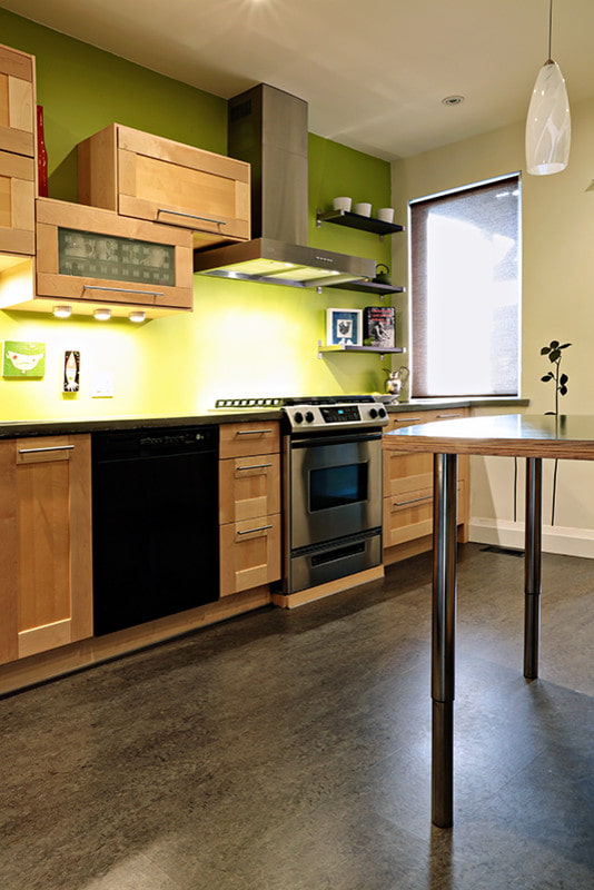 dark linoleum in the interior dark linoleum in the interior