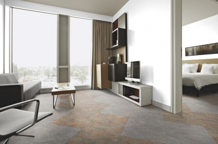 linoleum in the interior linoleum in the interior