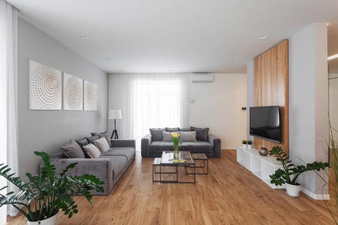 linoleum on the floor in the interior of the living room linoleum on the floor in the interior of the living room