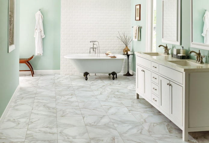 Linoleum marbled Linoleum marbled