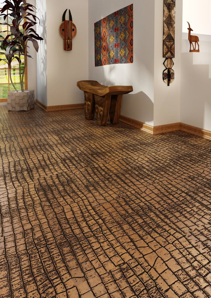 linoleum under the skin in the interior linoleum under the skin in the interior