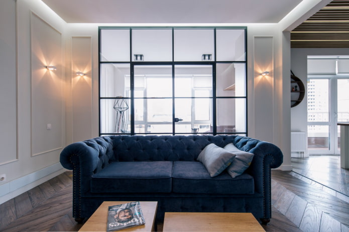 blue chesterfield sofa