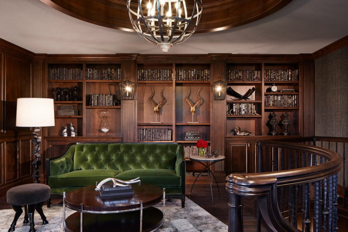 green sofa in classic style green sofa in classic style