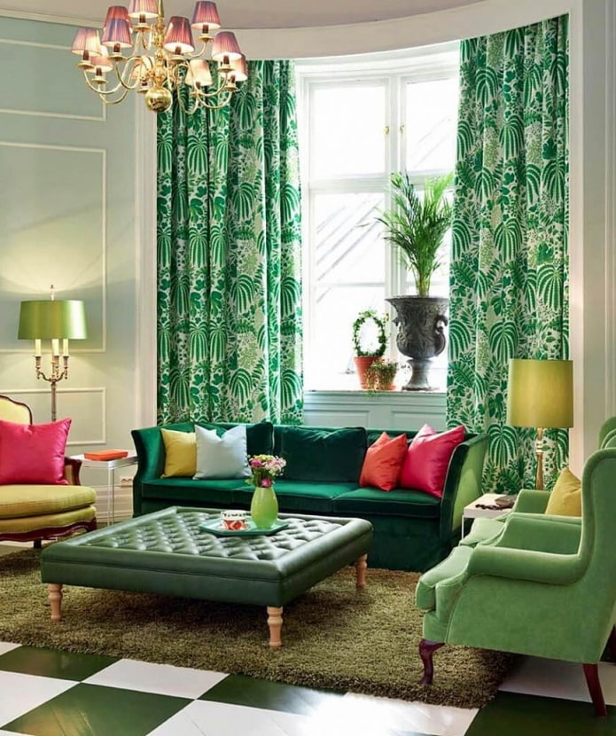 green sofa combined with curtains green sofa combined with curtains
