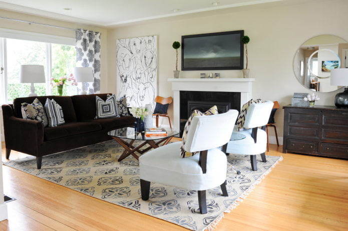 sofa in a shade of wenge