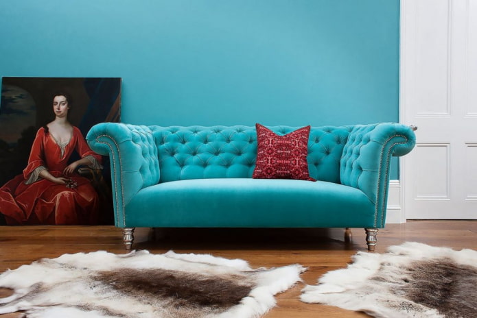 turquoise chersterfield sofa in the interior turquoise chersterfield sofa in the interior
