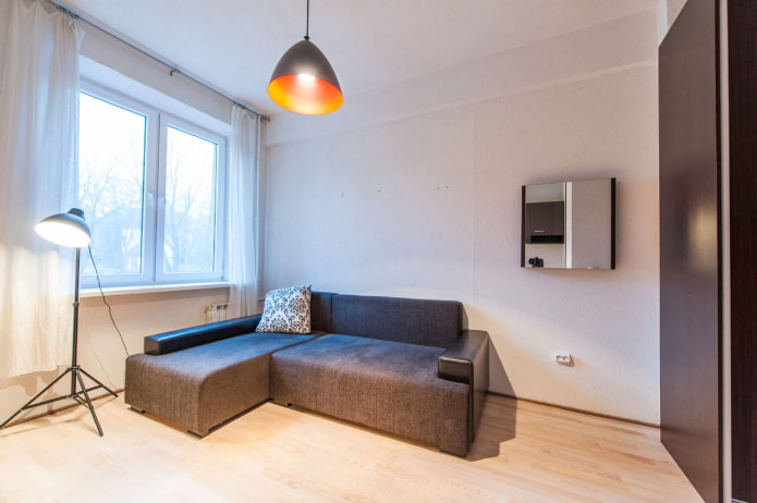 fixed sofa model with an ottoman in the interior fixed sofa model with an ottoman in the interior