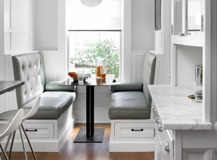 two sofas in the interior of the kitchen