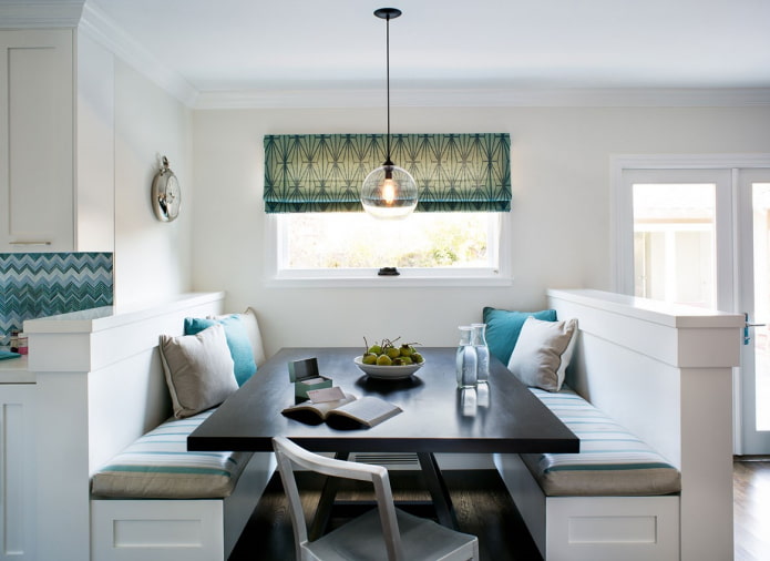 two sofas in the interior of the kitchen