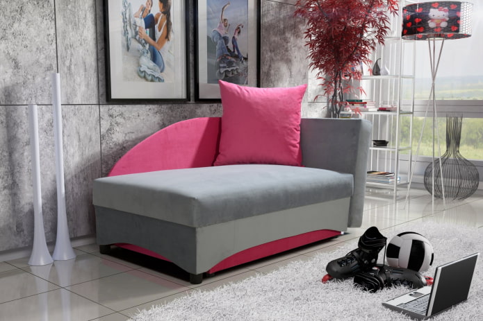 small ottoman in the interior