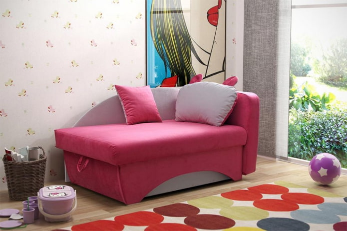 small ottoman in the interior