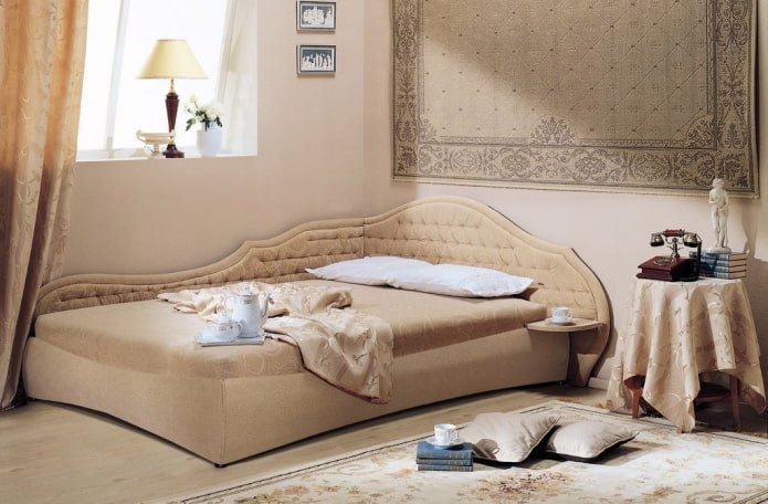 large ottoman in the interior