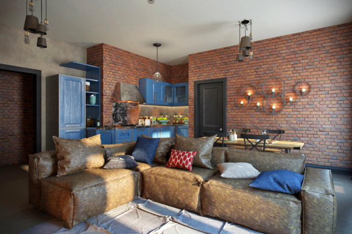 decorative brick loft style decorative brick loft style