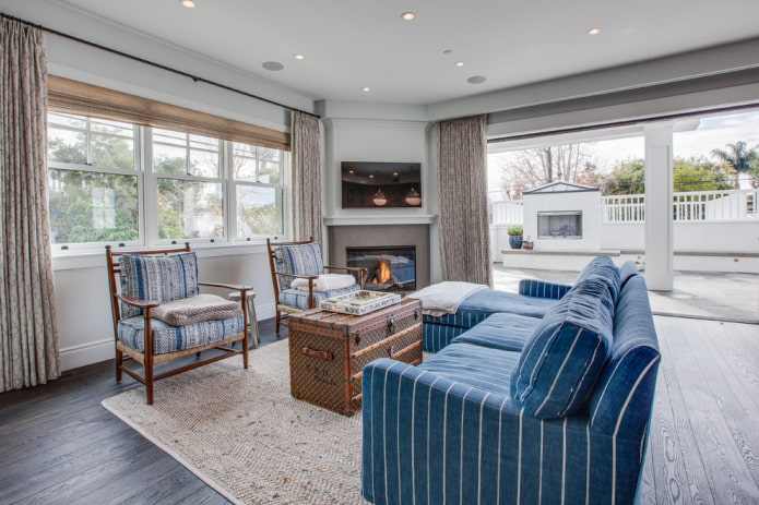 Striped sofa Striped sofa