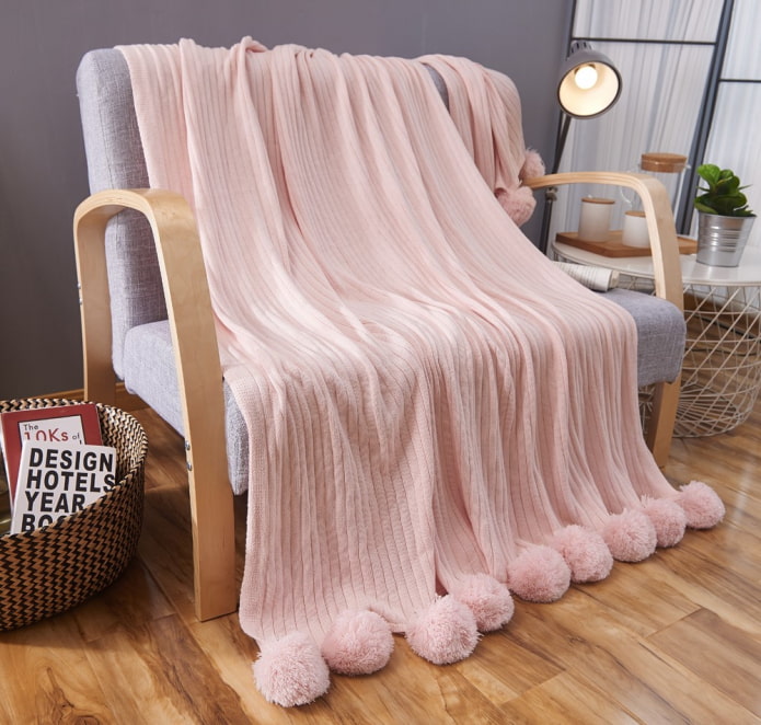 cover for the sofa in the interior