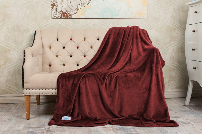 cover for the sofa in the interior