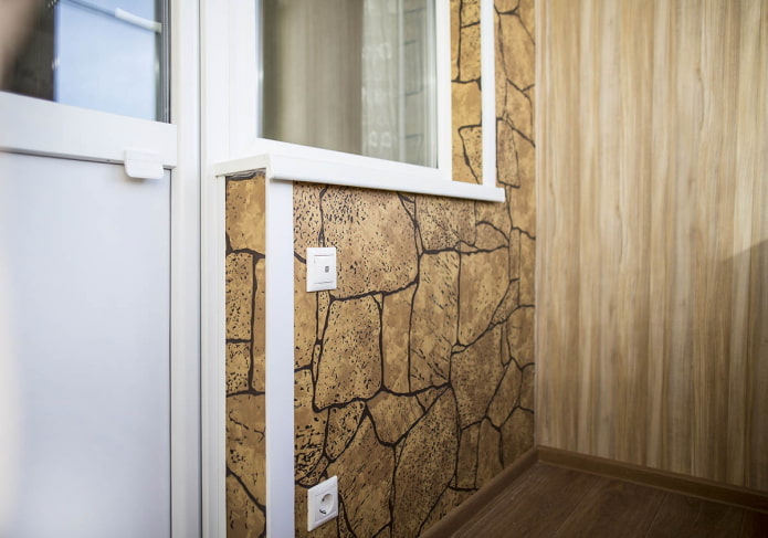 Laminate and stone Laminate and stone