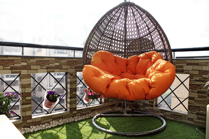 artificial stone on the open balcony artificial stone on the open balcony