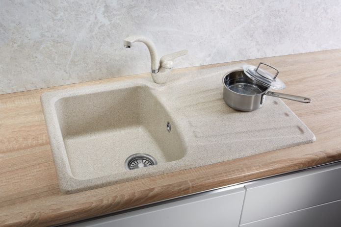 sink with artificial stone drainer artificial stone sink