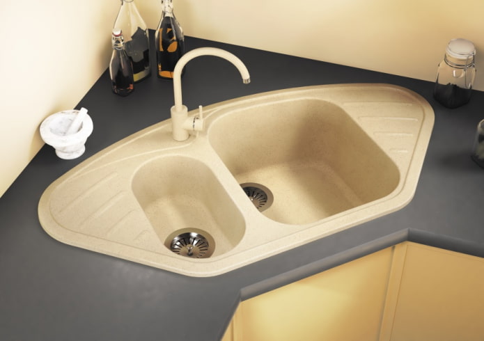 artificial stone corner sink artificial stone corner sink